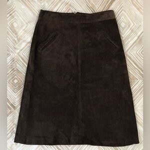 Vintage H&M Suede Skirt, GUC